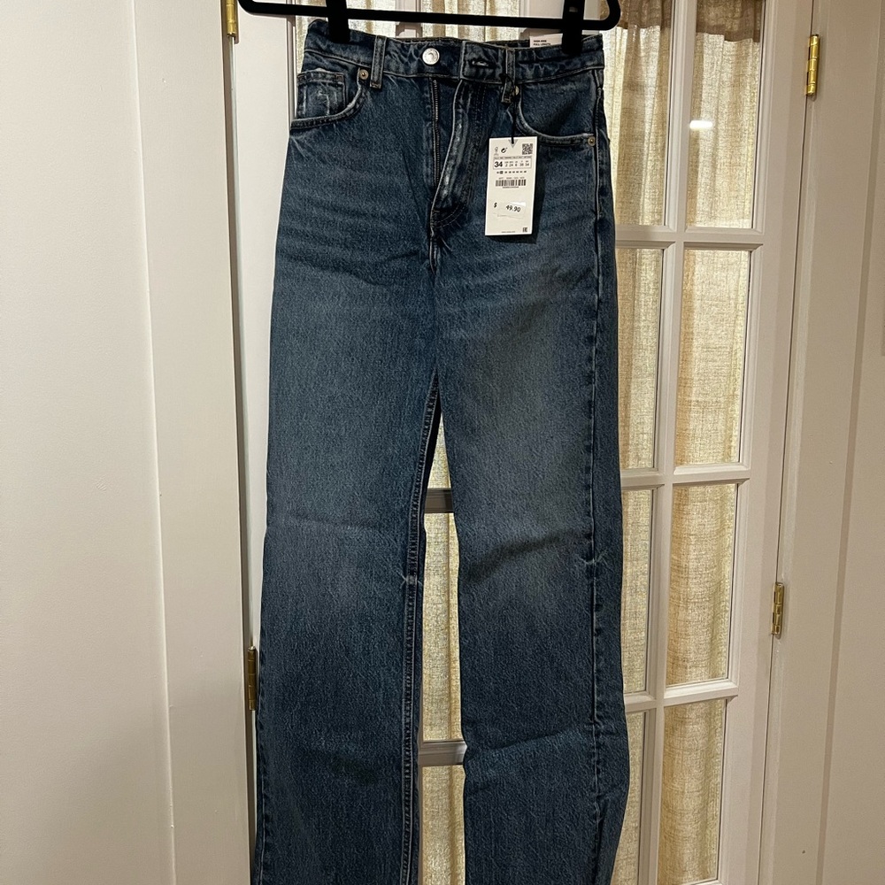 Zara Light Blue Denim Jeans